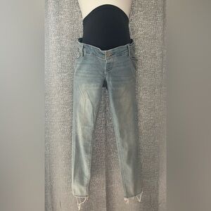 Old Navy Light Blue Maternity 8 Long Jeans